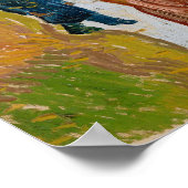 Van Gogh - de tuin van het ziekenhuis van Saint Pa Poster (Hoek)