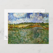 Van Gogh - De vlakte bij Auvers Briefkaart (Voorkant / Achterkant)