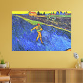 Van Gogh - De zaaier, beroemd schilderij, Canvas Afdruk (Insitu (Woonkamer))