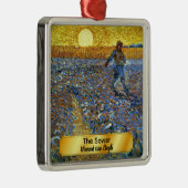 Van Gogh - De Zaaier Metalen Ornament (Rechts)