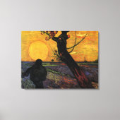 Van Gogh; De Zaaier, Oude Boerenarbeider Canvas Afdruk (Voorkant)