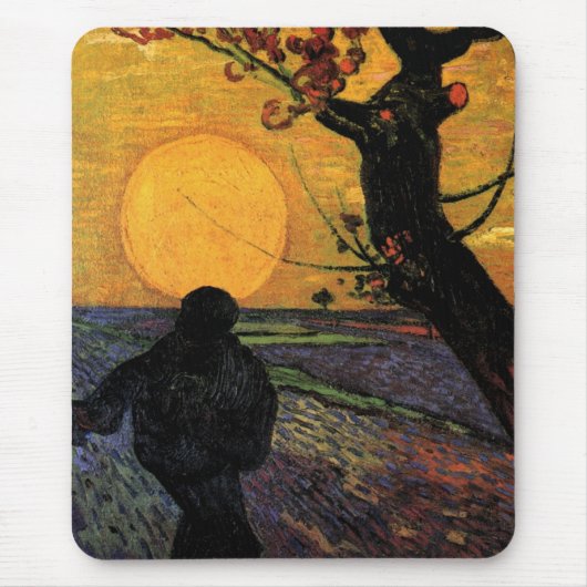Van Gogh; De Zaaier, Oude Boerenarbeider Muismat (Voorkant)
