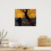 Van Gogh; De Zaaier, Oude Boerenarbeider Poster (Keuken)