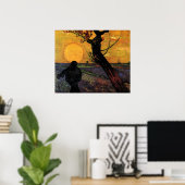 Van Gogh; De Zaaier, Oude Boerenarbeider Poster (Thuiskantoor)