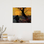 Van Gogh; De Zaaier, Oude Boerenarbeider Poster (Keuken)