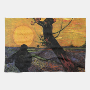 Van Gogh; De Zaaier, Oude Boerenarbeider Theedoek