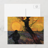 Van Gogh; De Zaaier, Oude Boerenboer Briefkaart (Voorkant / Achterkant)