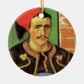 Van Gogh, de Zouave, de  impressionistische Kunst Keramisch Ornament (Voorkant)