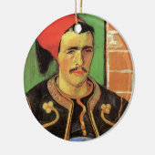 Van Gogh, de Zouave, de  impressionistische Kunst Keramisch Ornament (Links)