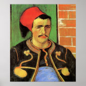 Van Gogh, de Zouave, de  impressionistische Kunst Poster (Voorkant)