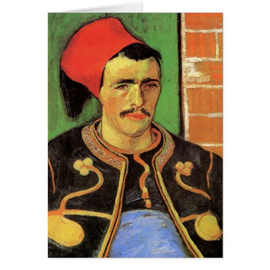 Van Gogh, De Zouave, Vintage Impressionisme Kunst (Voorkant)
