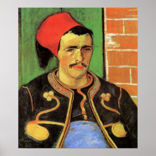 Van Gogh, De Zouave, Vintage Impressionisme Kunst Poster