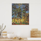 Van Gogh Dennenbomen - Klassieke Tuinkunst Poster (Keuken)