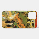 Van Gogh dorpsstraat en trappen Auvers, figuren Case-Mate iPhone Case (Achterkant (horizontaal))