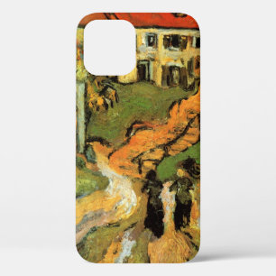 Van Gogh dorpsstraat en trappen Auvers, figuren Case-Mate iPhone Case