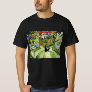 Van Gogh Dorpsstraat en Trappen Auvers, Figuren T-shirt