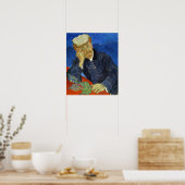 Van Gogh - Dr Paul Gachet Poster (Keuken)