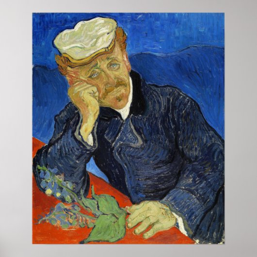 Van Gogh - Dr Paul Gachet Poster (Voorkant)