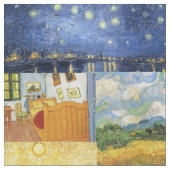 Van Gogh Dream Paintings Art Fabric Stof (Close Up)
