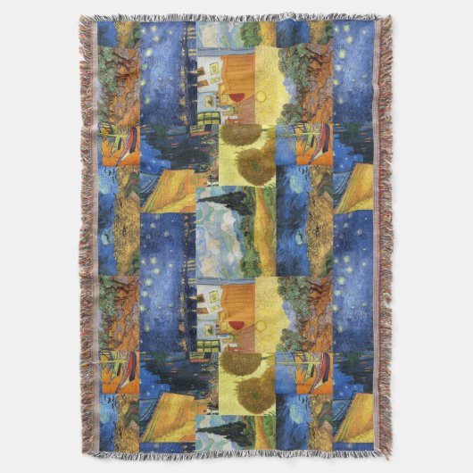 Van Gogh Dream Paintings Art Throw Blanket Deken (Voorkant Verticaal)