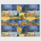Van Gogh Dream Paintings Art Wrapping Paper Cadeaupapier (Vlak)