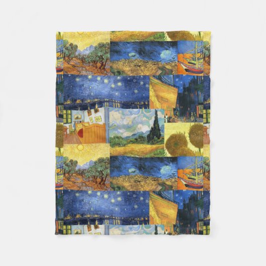 Van Gogh Dream schilderijen Art Fleece Blanket Deken (Voorkant)