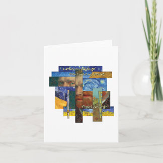Van Gogh Dreams Citaat Kaart