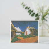 Van_Gogh_-_Drei_weiße_Hütten_in_Saintes-Maries Briefkaart (Staand voorkant)