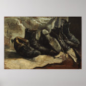 Van Gogh - Drie paar schoenen 1886 Poster (Voorkant)