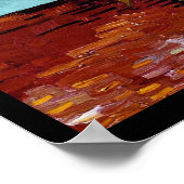 Van Gogh - Drie zonnebloemen in een vaas - fijne k Poster (Hoek)