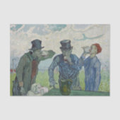 Van Gogh Drinkers Painting Tissuepapier (Voorkant)