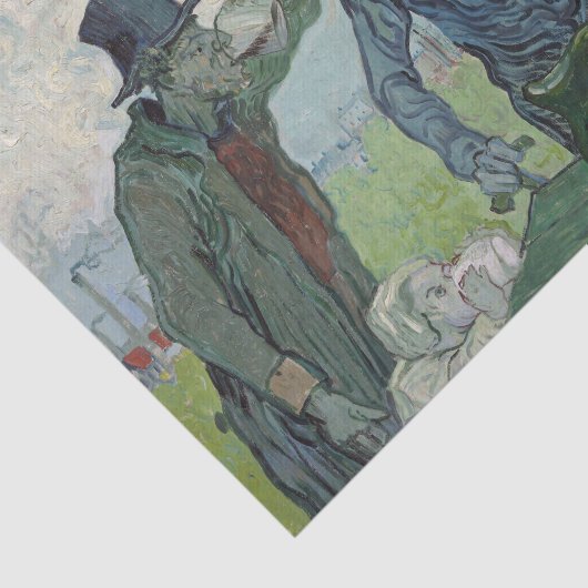 Van Gogh Drinkers Painting Tissuepapier (Detail)