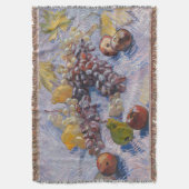 Van Gogh Druiven en appels stillevens kunstprint Deken (Voorkant Verticaal)
