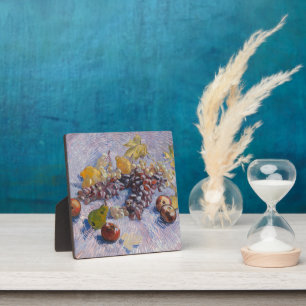 Van Gogh Druiven en appels stillevens kunstprint Fotoplaat