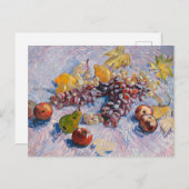 Van Gogh - druiven, lemonen, peren en appelen Briefkaart (Voorkant / Achterkant)