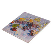 Van Gogh - druiven, luiers, peren en appelen, Tegeltje (Zijkant)
