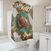 Van Gogh Dungeness Krab MONET 2032 2033 2034 Douchegordijn (In situ)