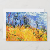 Van Gogh - Edge of a Wheat Field with Poppies Kaart (Voorkant)