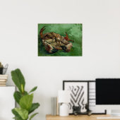 Van Gogh - een krab op zijn rug Poster (Thuiskantoor)