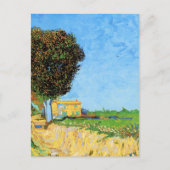 Van Gogh - Een Laan bij Arles, Briefkaart (Voorkant)
