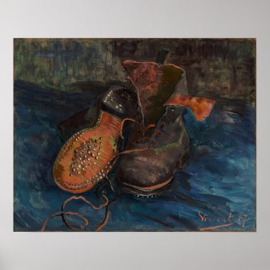 Van Gogh - een paar Boots 1887 Poster (Voorkant)