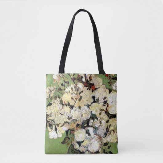 Van Gogh: een vaas met rozen Tote Bag (Voorkant)