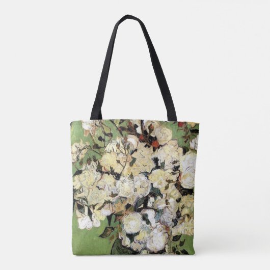 Van Gogh: een vaas met rozen Tote Bag (Achterkant)