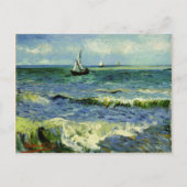 Van Gogh - Een vissersboot op zee Briefkaart (Voorkant)
