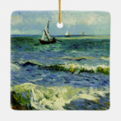 Van Gogh - Een vissersboot op zee Keramisch Ornament (Achterkant)