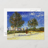 Van Gogh - Een voorstad van Parijs Briefkaart (Voorkant / Achterkant)