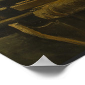 Van Gogh - een Weaver's Cottage Poster (Hoek)