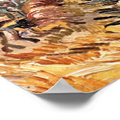 Van Gogh - een weg in Saint-Remy met Vrouw figuur Poster (Hoek)