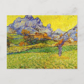 Van Gogh - Een weide in de berg Feestdagenkaart (Voorkant)