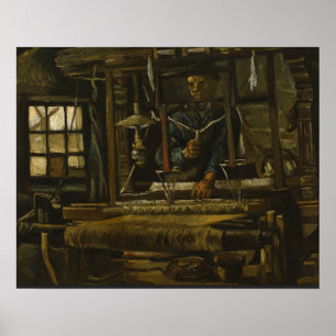 Van Gogh - Een Wevershuisje Poster
